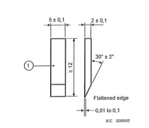 platinum electrode of iec 60112