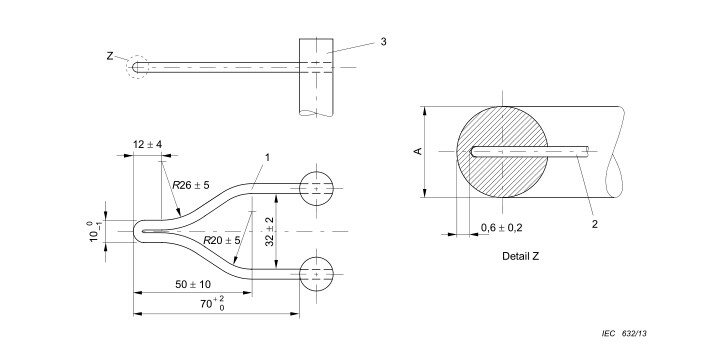 glow wire loop of iec 60695-2-10