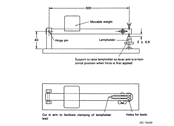 lampholder contacts security test device